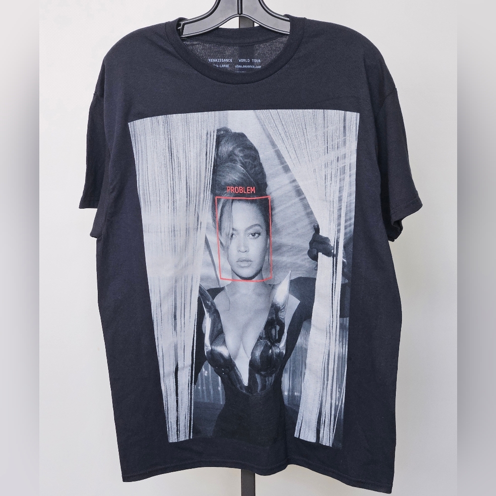 Black Beyonce Renaissance “On Air” Icon T-Shirt. Multiple sizes. Official merch